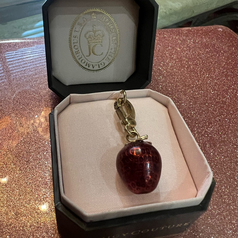 Juicy Couture Strawberry Charm; Rare and Discontinued!